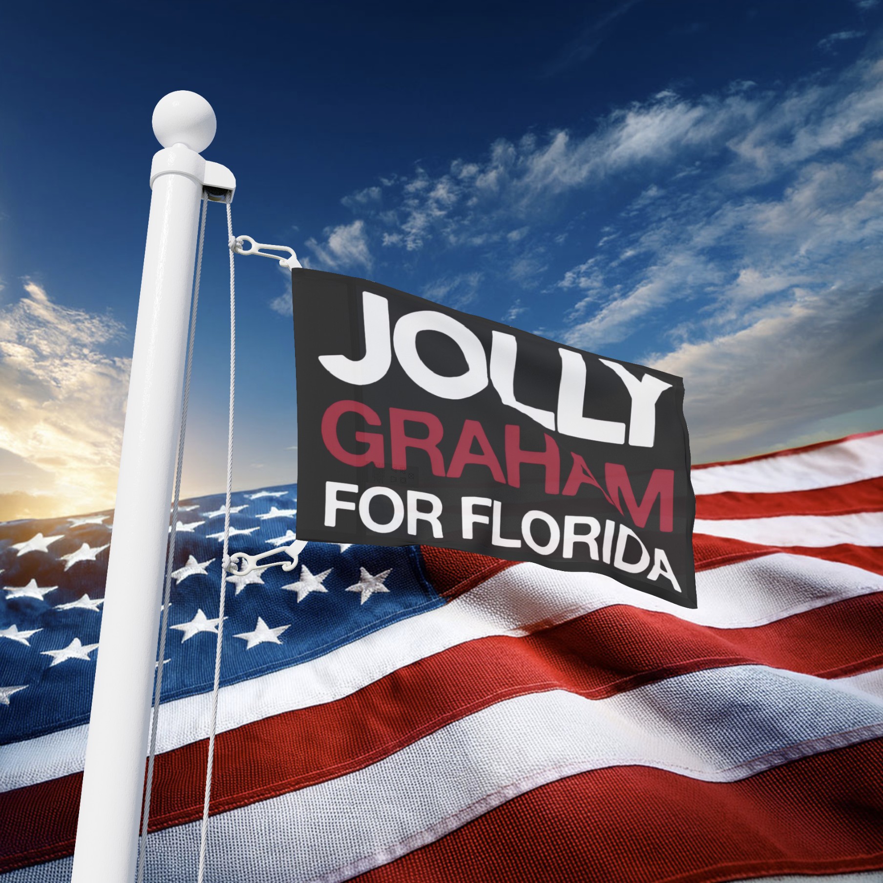 Jolly Graham For Florida 2026 Flag