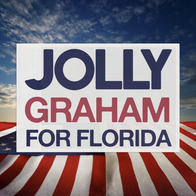 Jolly Graham For Florida 2026 Flags