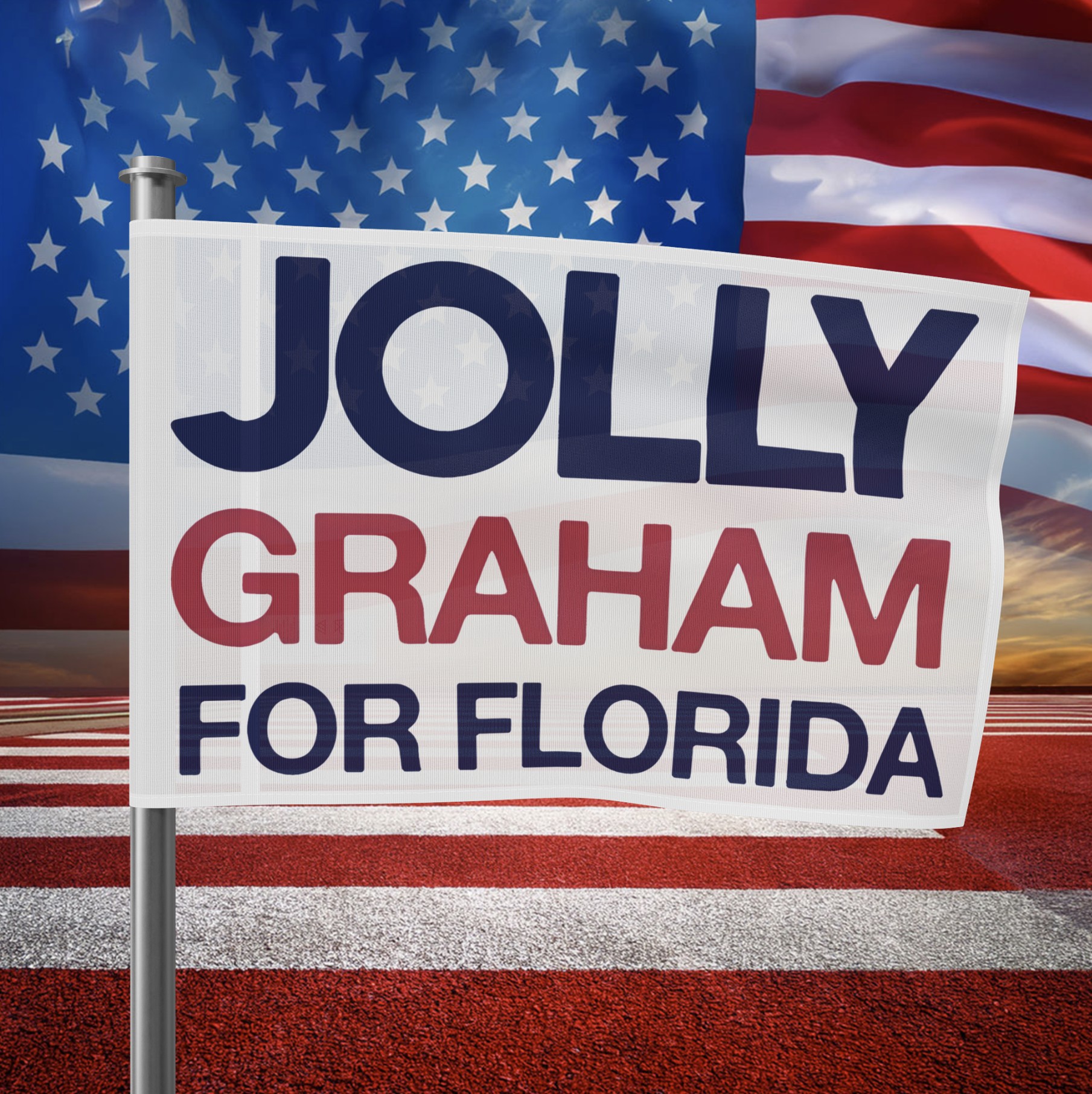 Jolly Graham For Florida 2026 Flags