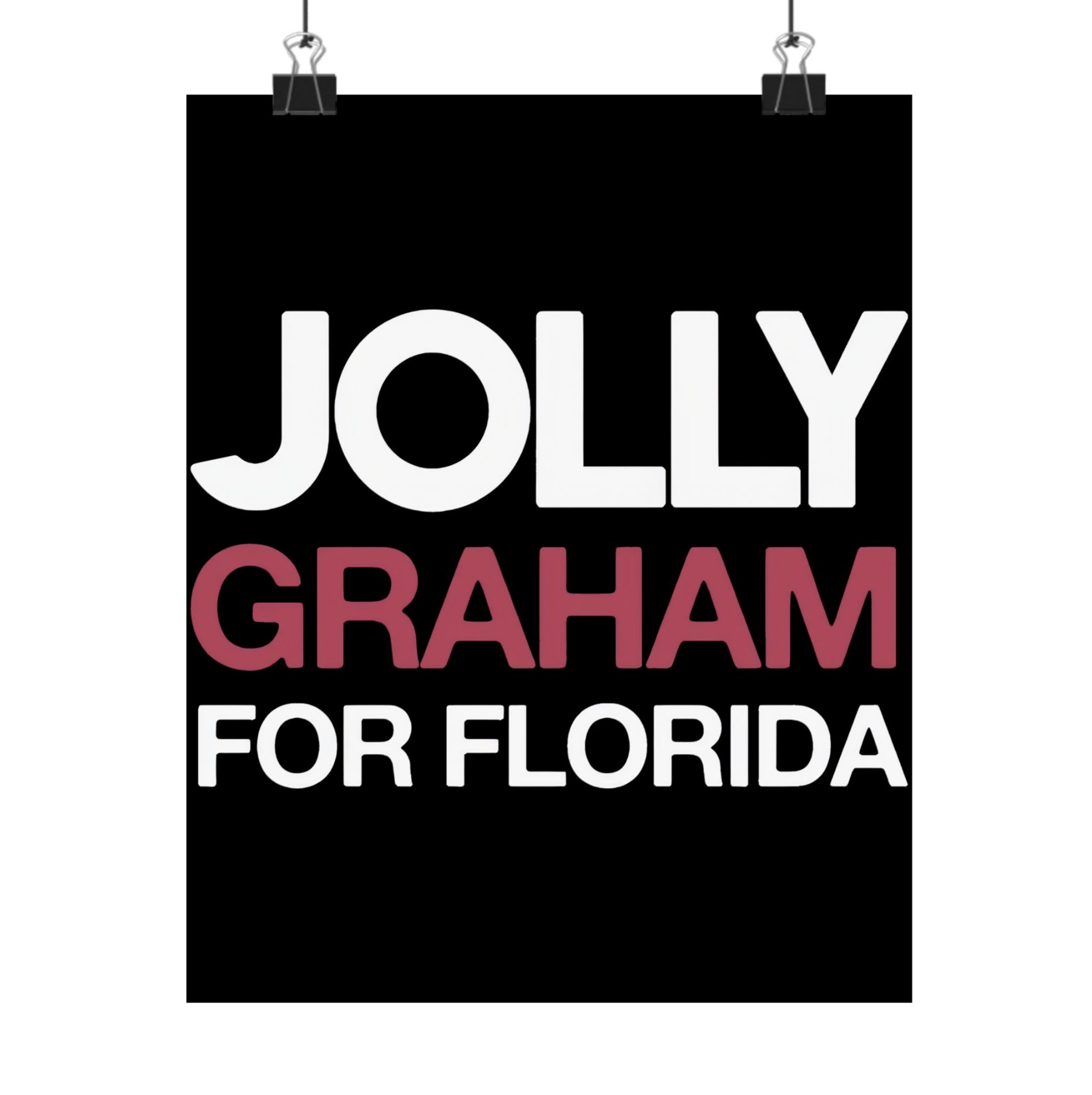 Jolly Graham For Florida 2026 Poster