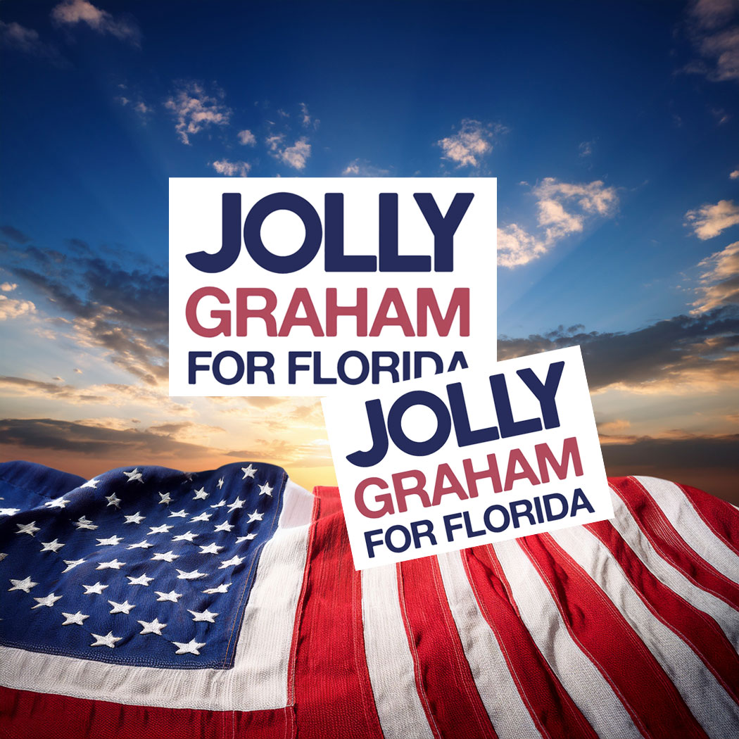 Jolly Graham For Florida 2026 Sticker