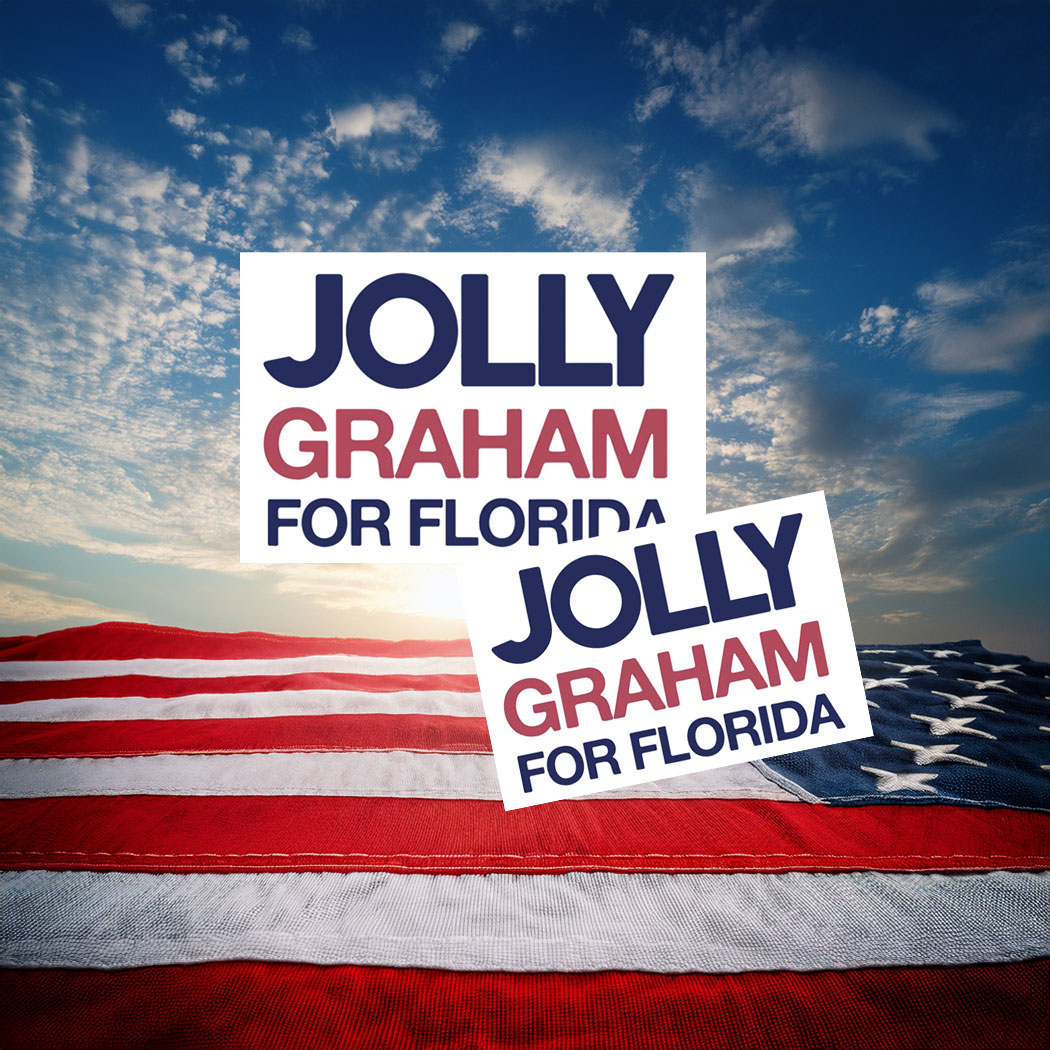 Jolly Graham For Florida 2026 Sticker