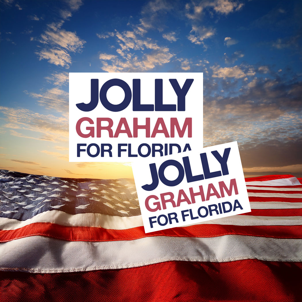 Jolly Graham For Florida 2026 Sticker