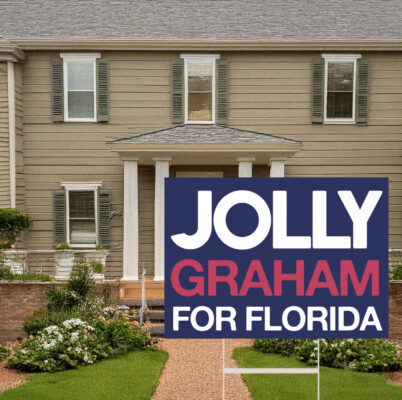Jolly Graham For Florida 2026 Yard Sign