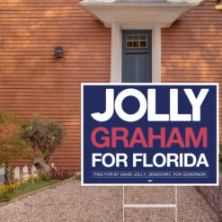 Jolly Graham For Florida Campaign 2026 Yard Sign