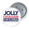 Jolly Graham For Florida Democrat Button