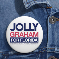 Jolly Graham For Florida Democrat Button