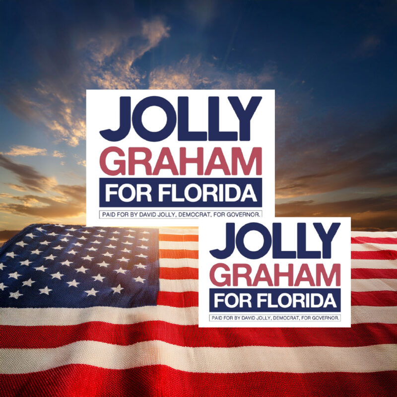 Jolly Graham For Florida Elections Sticker