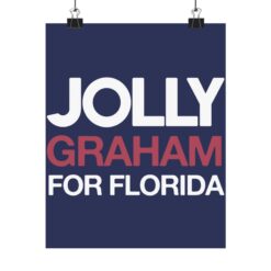 Jolly Graham For Florida Poster
