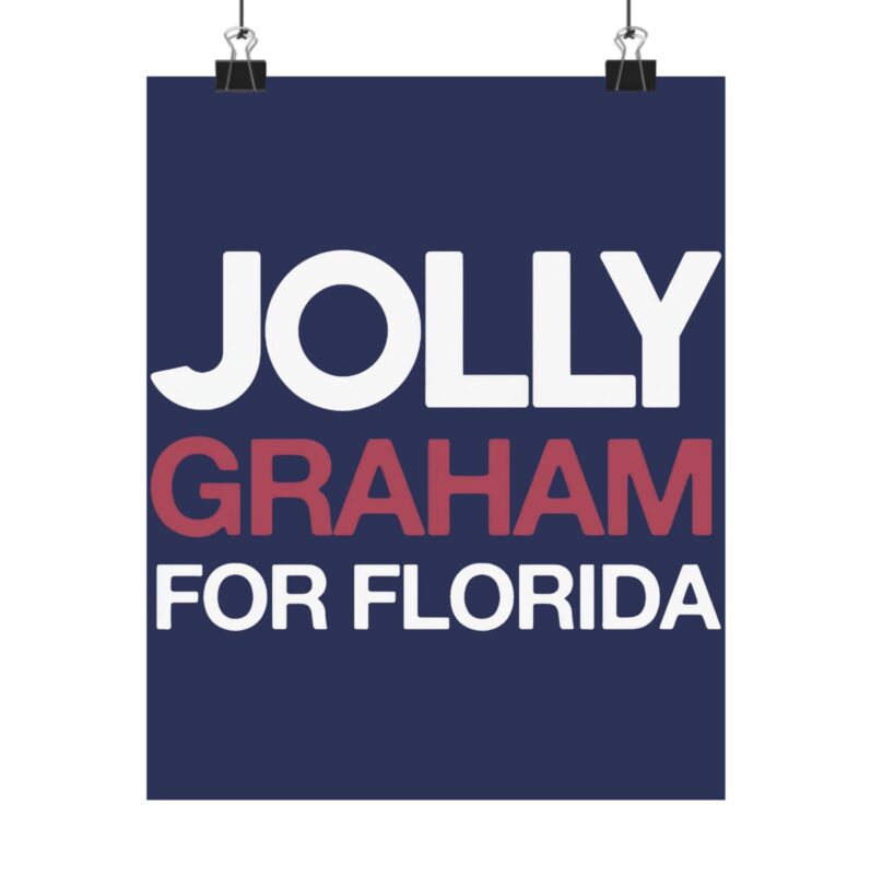Jolly Graham For Florida Poster