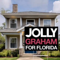 Jolly Graham For Florida Yard Sign