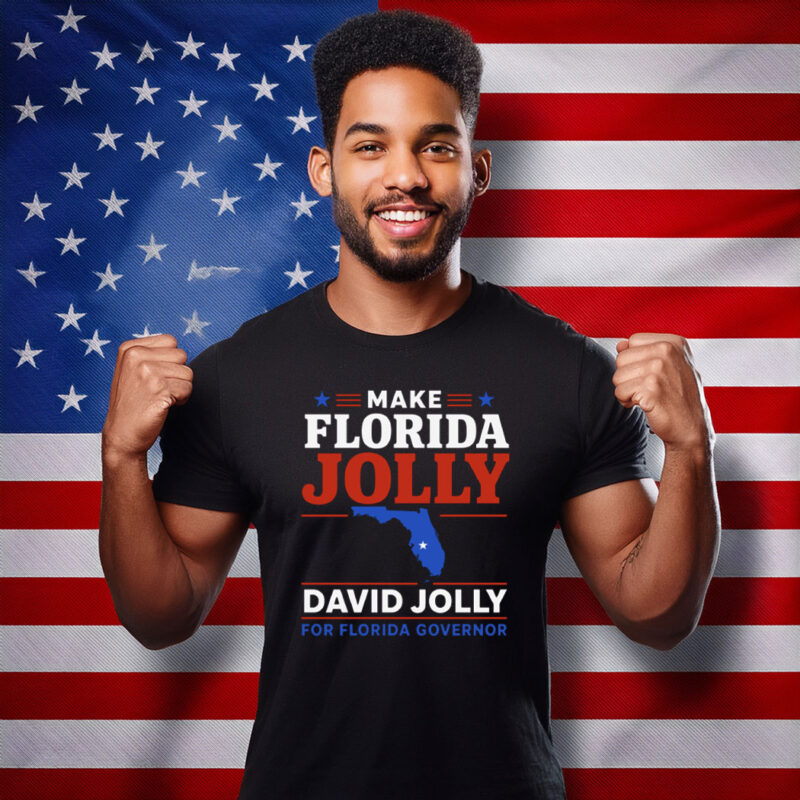 Make Florida Jolly David For Governor 2026 T-Shirt
