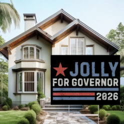 Vintage David Jolly for Governor 2026 Yard Sign