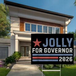 Vintage David Jolly for Governor 2026 Yard Sign