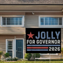 Vintage David Jolly for Governor 2026 Yard Sign