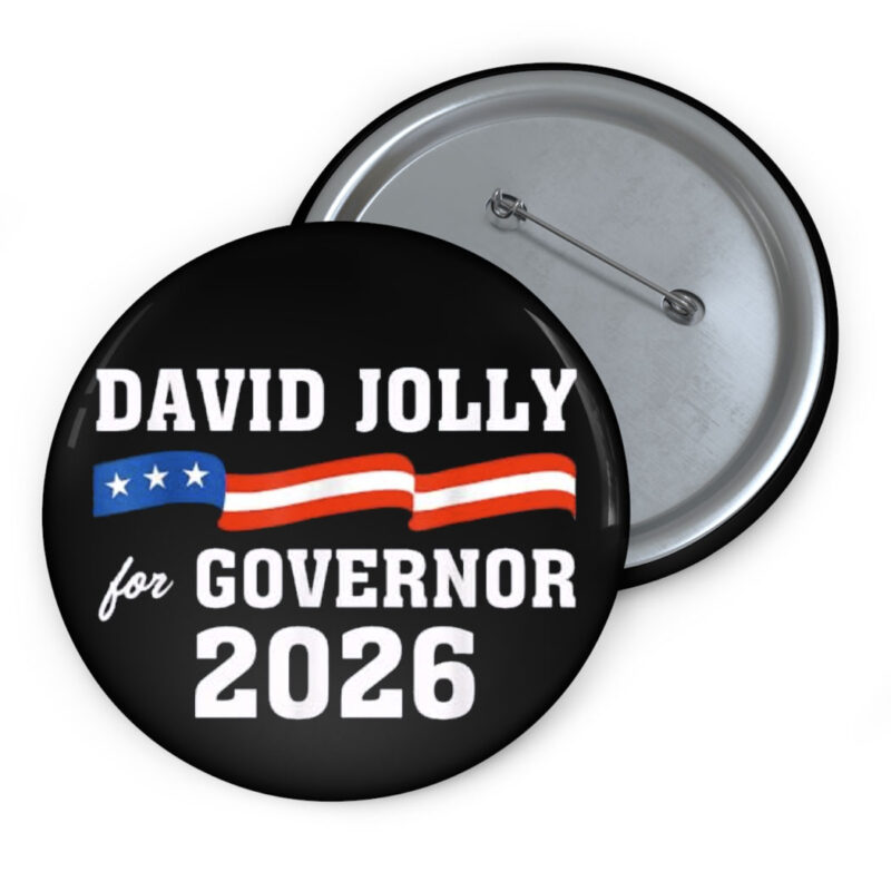 Vintage David Jolly for Governor of Florida 2026 Button