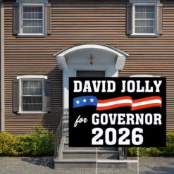 Vintage David Jolly for Governor of Florida 2026 Yard Sign