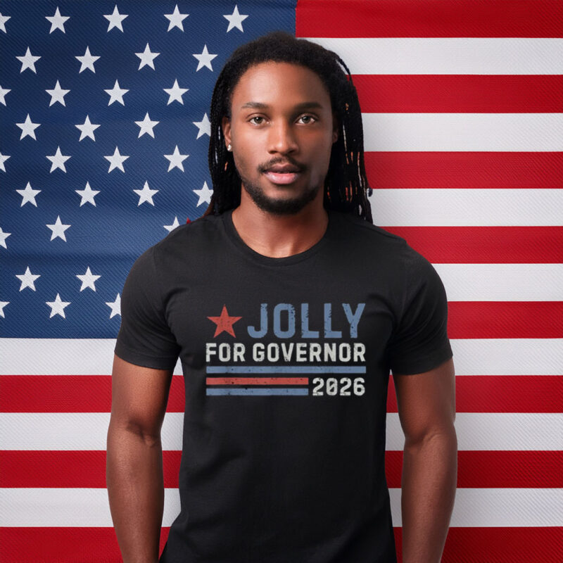 Vintage Jolly For Governor 2026 T-Shirt