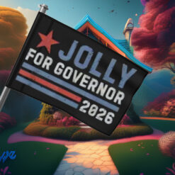 Vintage Jolly for Governor 2026 Flag
