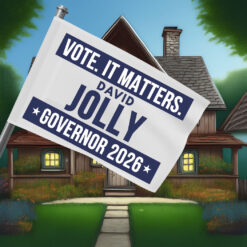Vote David Jolly For Governor 2026 Flag