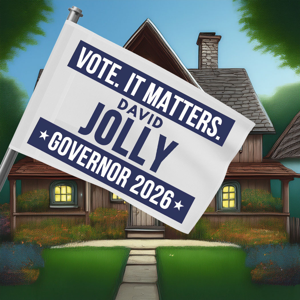 Vote David Jolly For Governor 2026 Flag