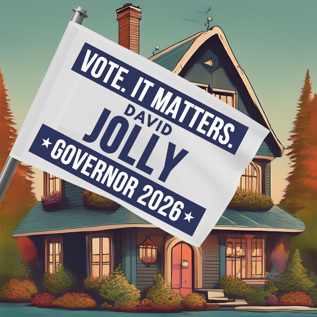 Vote David Jolly For Governor 2026 Flag