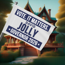 Vote David Jolly For Governor 2026 Flag