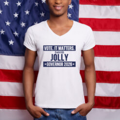 Vote David Jolly Governor 2026 Election T-Shirt