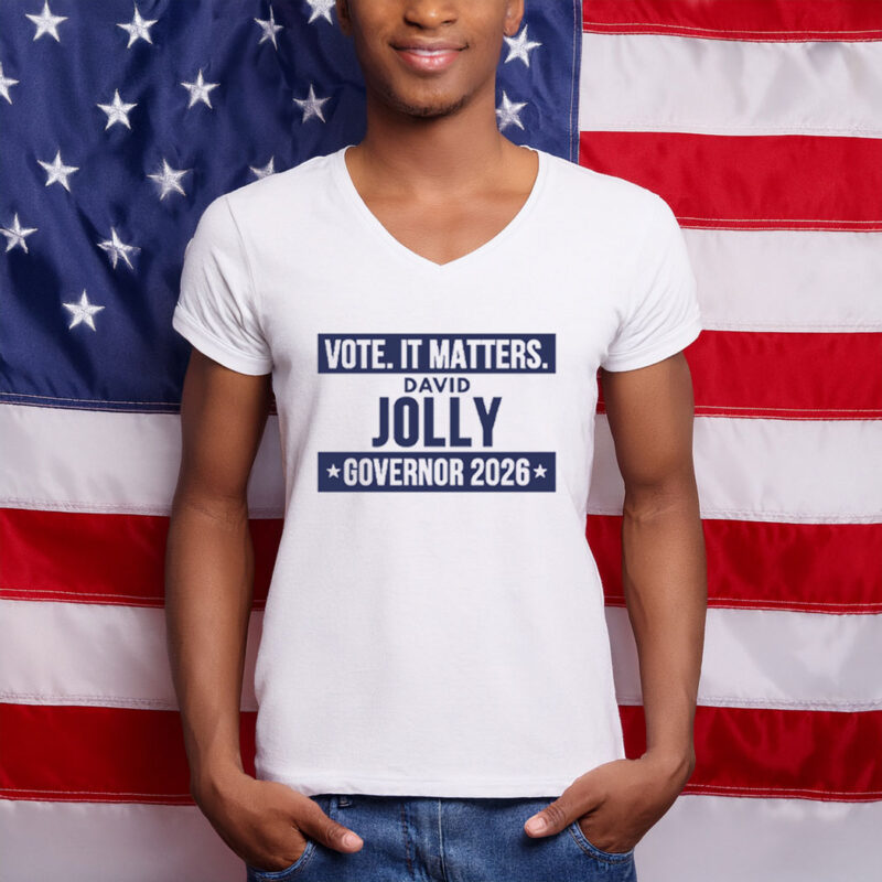 Vote David Jolly Governor 2026 Election T-Shirt