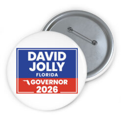 David Jolly Florida Governor 2026 Elections Button