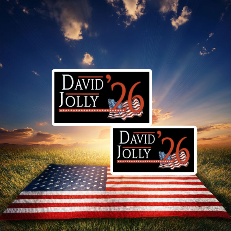 David Jolly For Florida Governor 2026 Democratic Stickers
