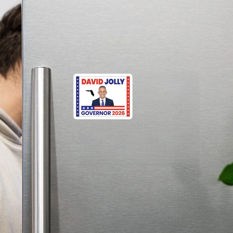 David Jolly For Florida Governor 2026 Election Sticker