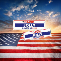 David Jolly For Florida Governor 2026 Elections Sticker