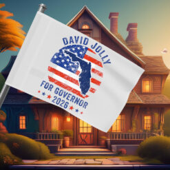 David Jolly For Governor 2026 Democratic Campaign Flag