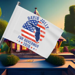 David Jolly For Governor 2026 Democratic Campaign Flag