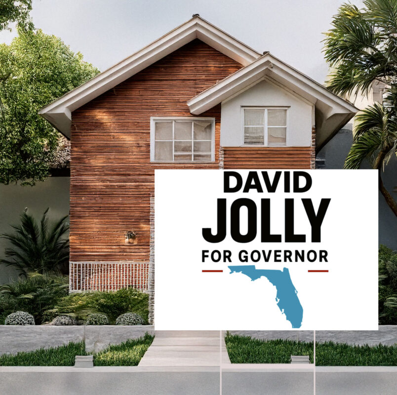 David Jolly For Governor 2026 Democratic Yard Signs