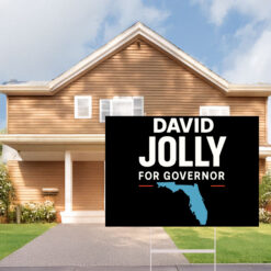 David Jolly For Governor 2026 Election Democratic Yard Sign