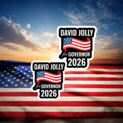 David Jolly For Governor 2026 Election Stickers