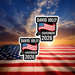 David Jolly For Governor 2026 Election Stickers