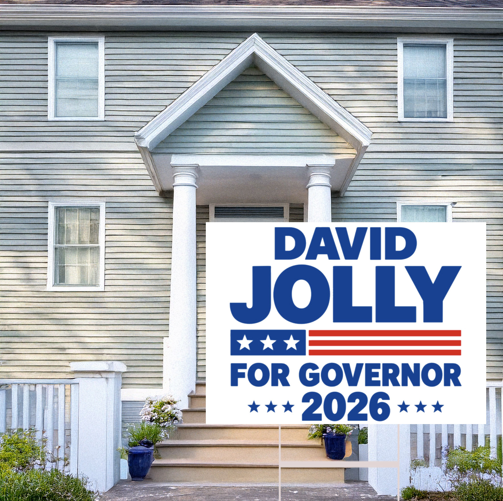 David Jolly For Governor 2026 Election Yard Sign