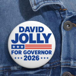 David Jolly For Governor 2026 Florida Election Buttons