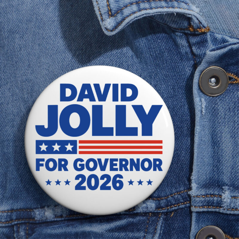 David Jolly For Governor 2026 Florida Election Buttons