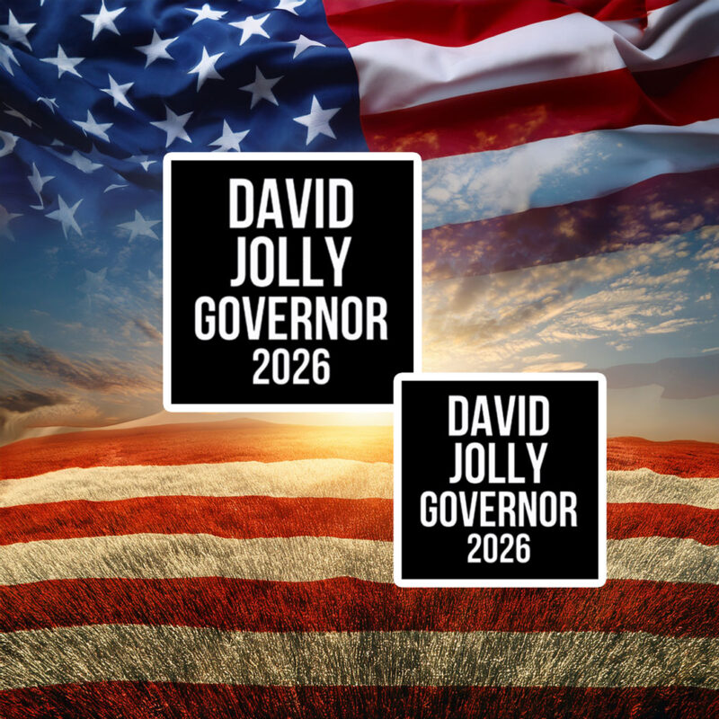 David Jolly For Governor 2026 Stickers