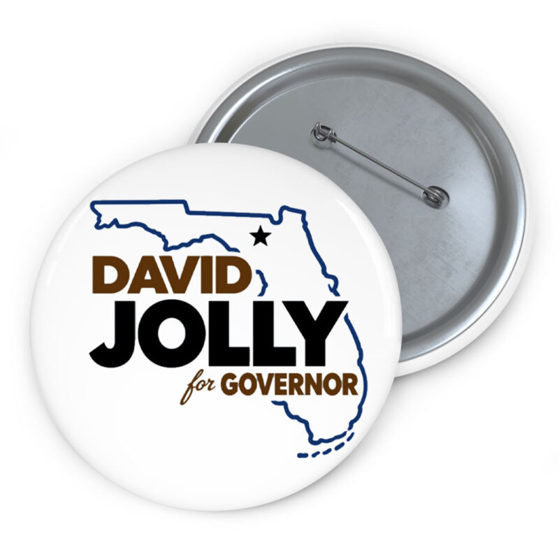 David Jolly For Governor Florida Election 2026 Buttons