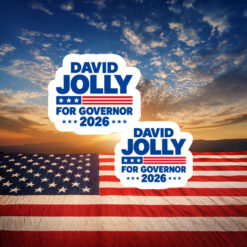 David Jolly For Governor Florida Election 2026 Stickers
