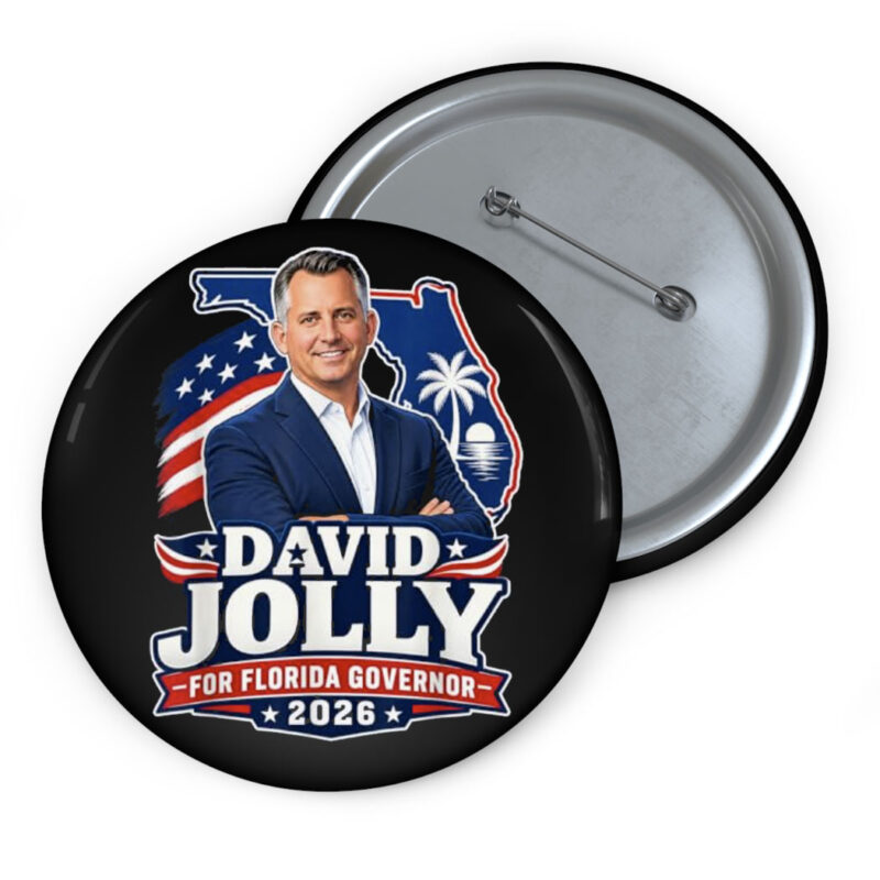 David Jolly for Florida Governor 2026 Election Political Button