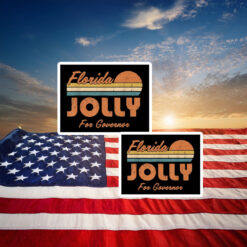 Florida Jolly For Governor Florida 2026 Retro Sticker