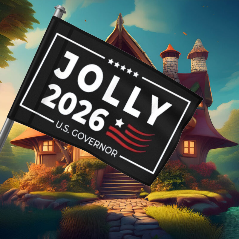 Jolly 2026 US Governor Campaign Flag