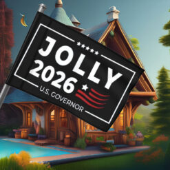 Jolly 2026 US Governor Campaign Flag