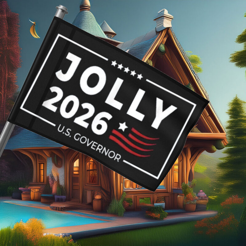 Jolly 2026 US Governor Campaign Flag